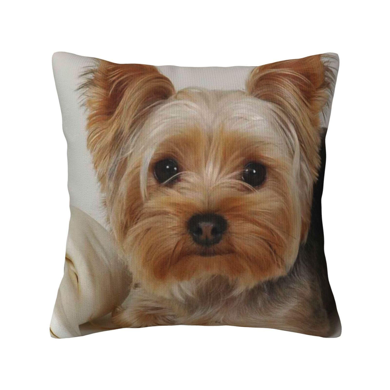 Amazon.co.jp: 萌え ヨークシャテリア 犬柄 クッションカバー 45×45cm Amazon.co.jp: 萌え ヨークシャテリア 犬柄 クッションカバー 45×45cm